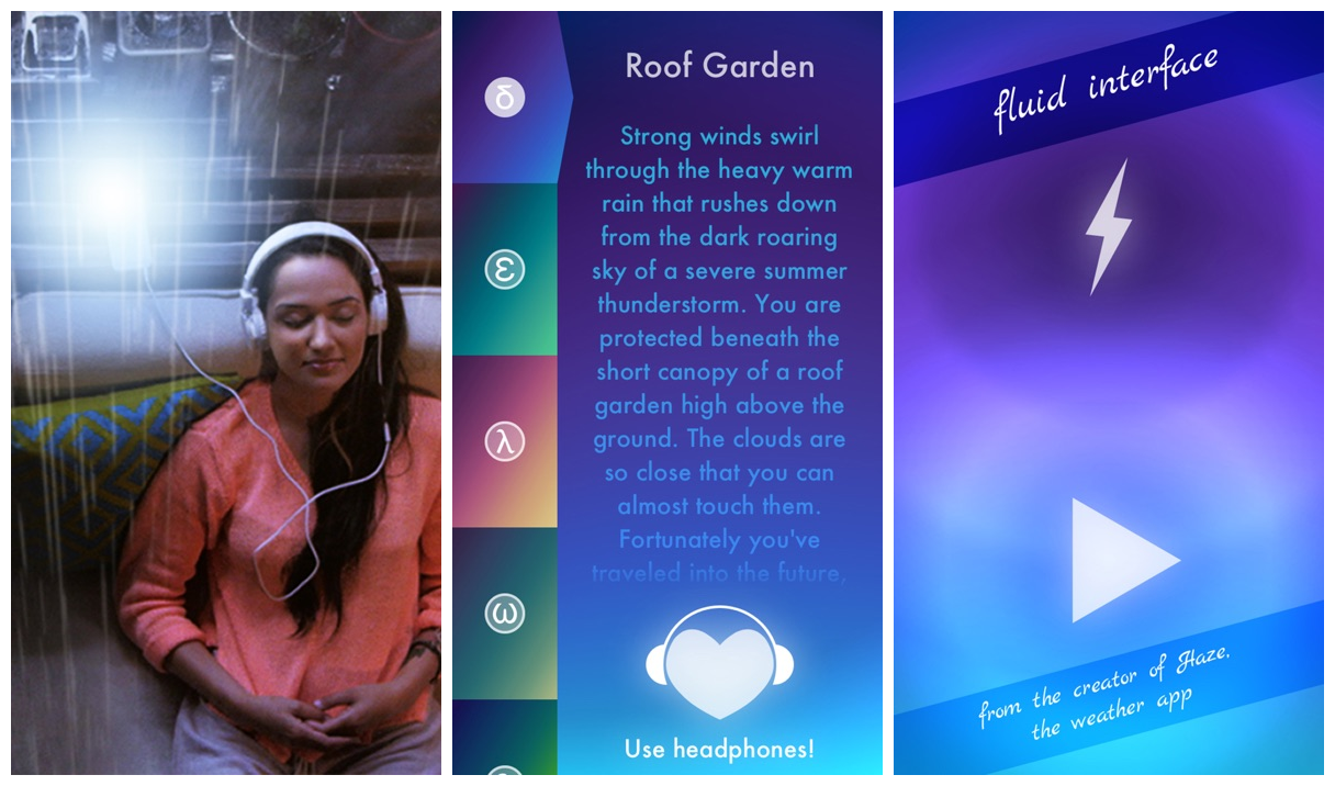 0407 iOS限免应用app推荐(Thunderspace ~ 雨和雷暴放松和睡眠更好‬)