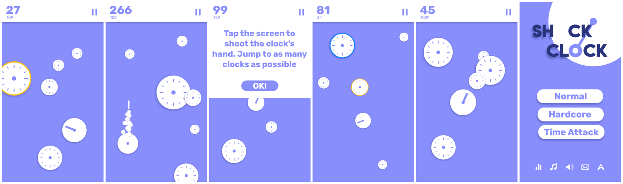 0408 iOS限免应用推荐(Shock Clock Arcad‪e‬‬)