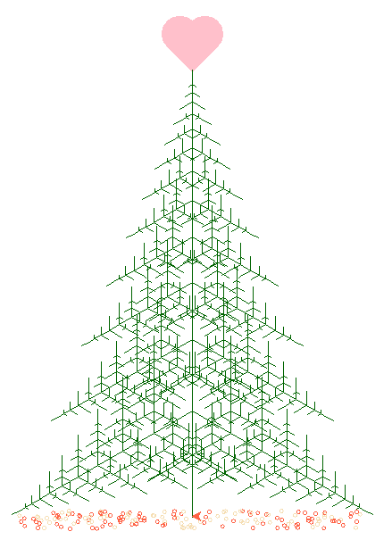 2022年python圣诞树可复制代码大全分享