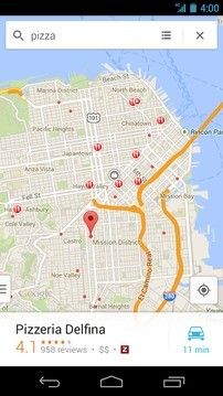 谷歌地图软件截图