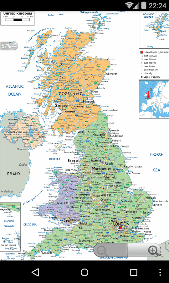 英国地图截图