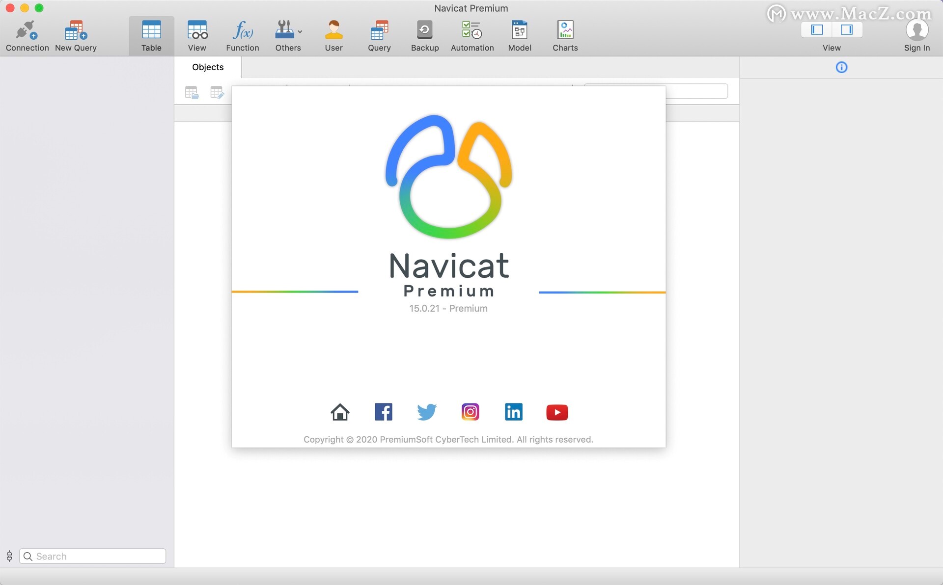 Navicat Premium 15 for Mac截图