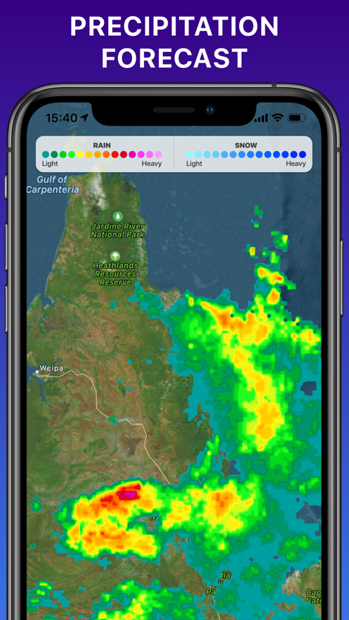 雨雷达-实时天气图截图