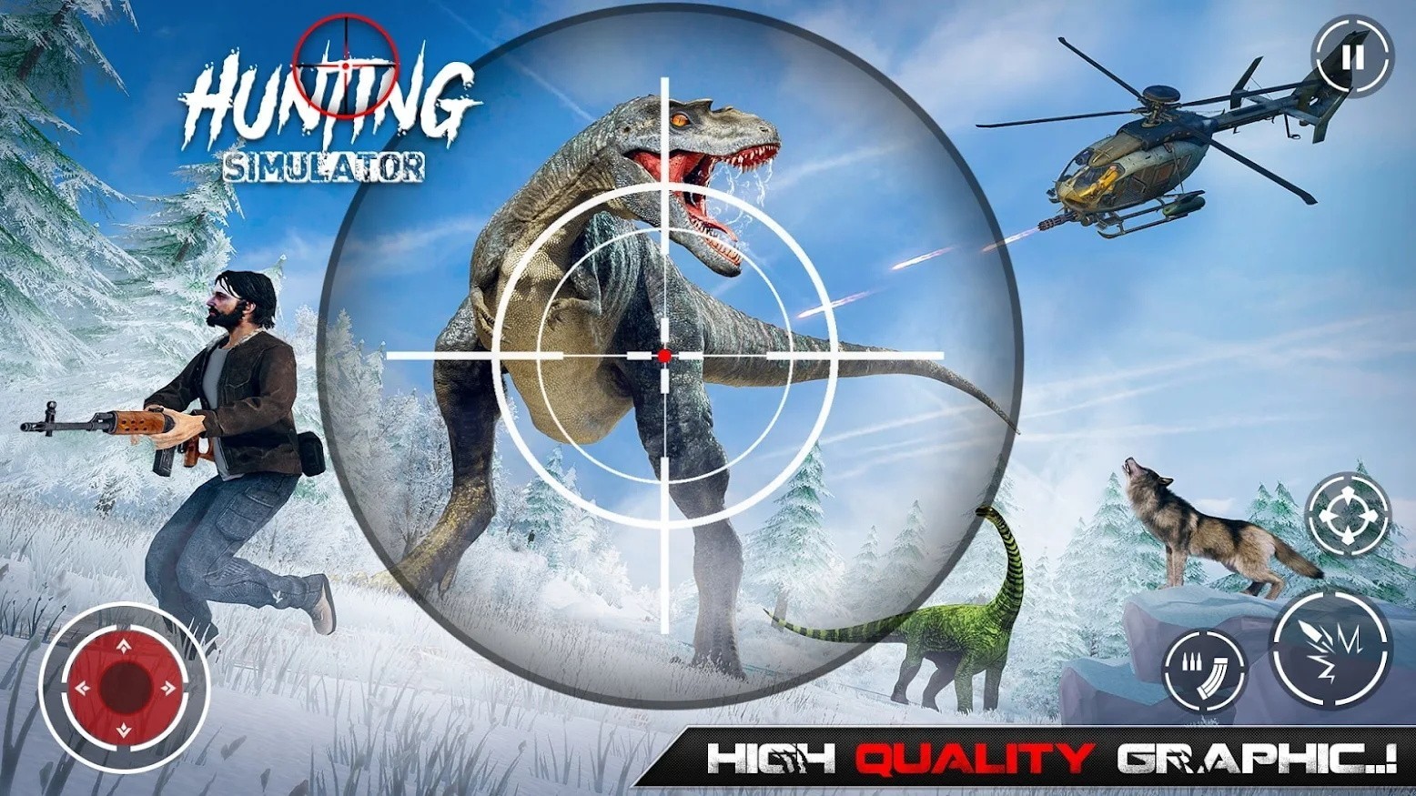 侏罗纪恐龙狩猎狙击截图