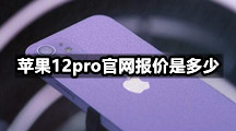 苹果12pro官网报价是多少，iPhone 12 pro价格确定