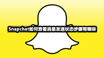 Snapchat如何查看消息发送状态步骤有哪些？