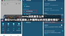 tenta浏览器怎么样，类似tenta浏览器能上外国网址的浏览器有哪些？