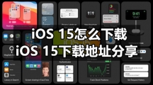 iOS 15怎么下载，iOS 15下载地址分享