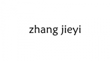zhang jieyi