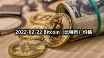 2022-02-22 Bitcoin（比特币）价格