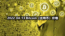 2022-04-13 Bitcoin（比特币）价格