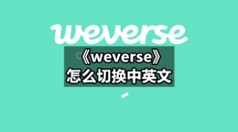 《weverse》怎么切换中英文