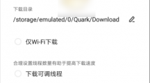 夸克浏览器下载慢怎么办 夸克浏览器下载线程最佳速度介绍
